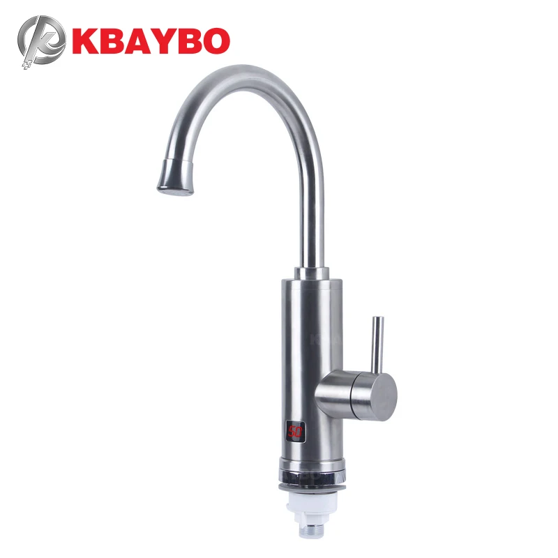 

KBAYBO 3000W Electric Water Heater Instant Tankless Water Heater Hot and cold water tap under let Kitchen sink Water Heating