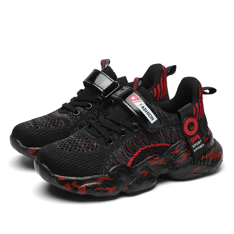 Детская обувь кроссовки для мальчиков Детские Молодежные беговые дышащая