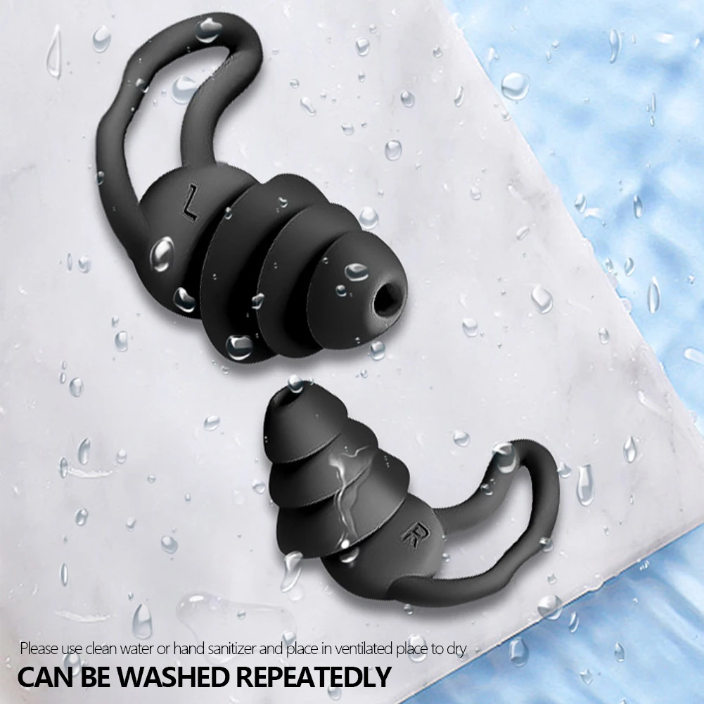 1 пара Шум затычки для ушей услышать защиты звукоизоляция затычка анти сна