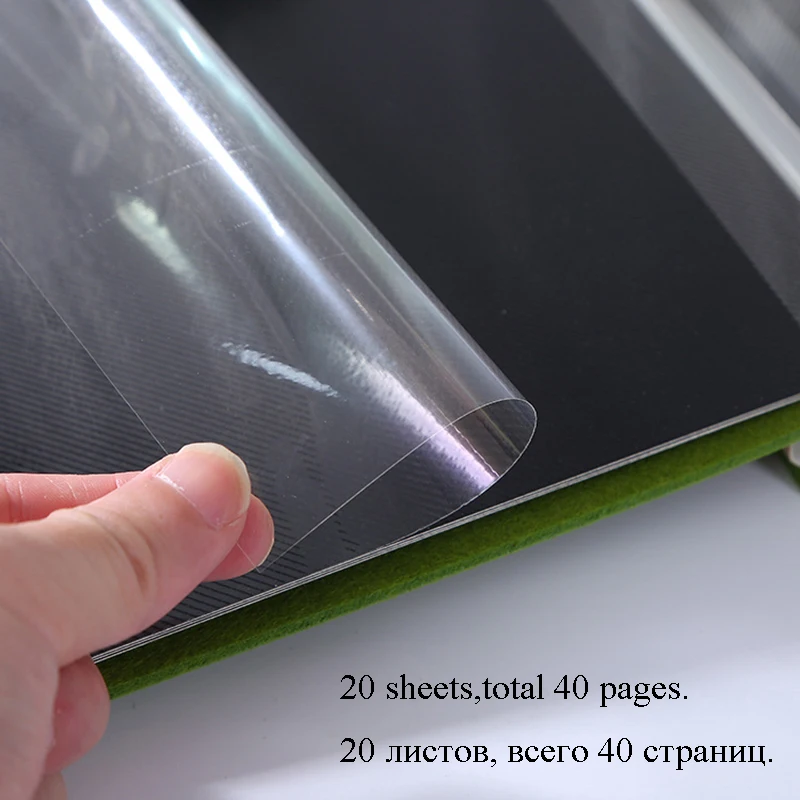 12 дюймов 40 страниц большой фотоальбом самоклеющиеся Дети Рост запись милый поезд