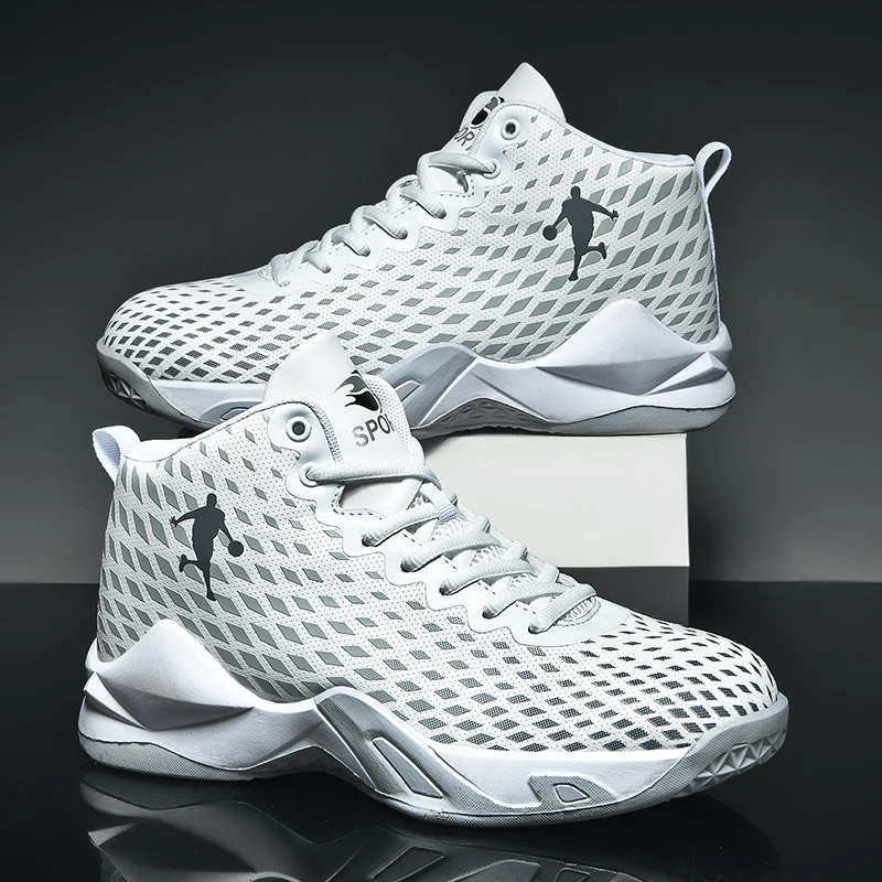 Новинка Осенняя обувь для баскетбола мужчин и женщин легкие кроссовки спортзала