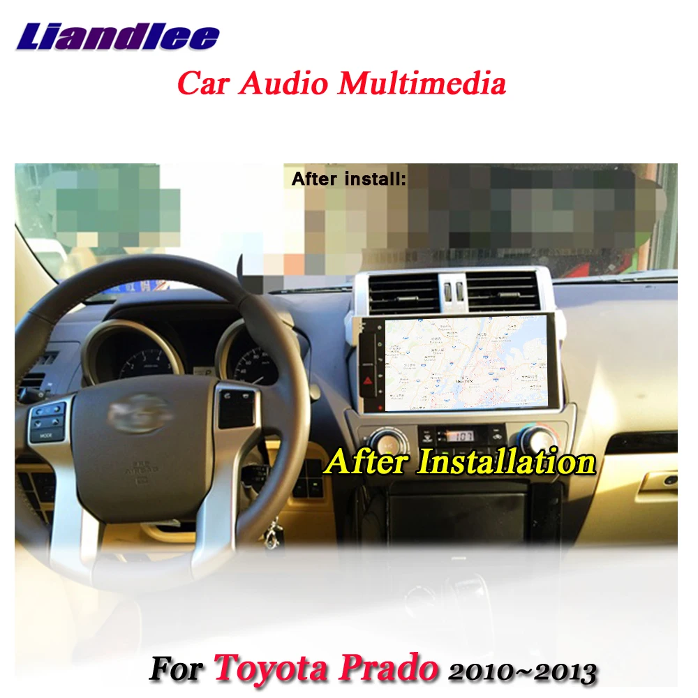 

Liandlee Car Android System For Toyota Prado 2010~2013 Stereo Radio Video BT FM GPS Map Navi Navigation Multimedia No DVD Player