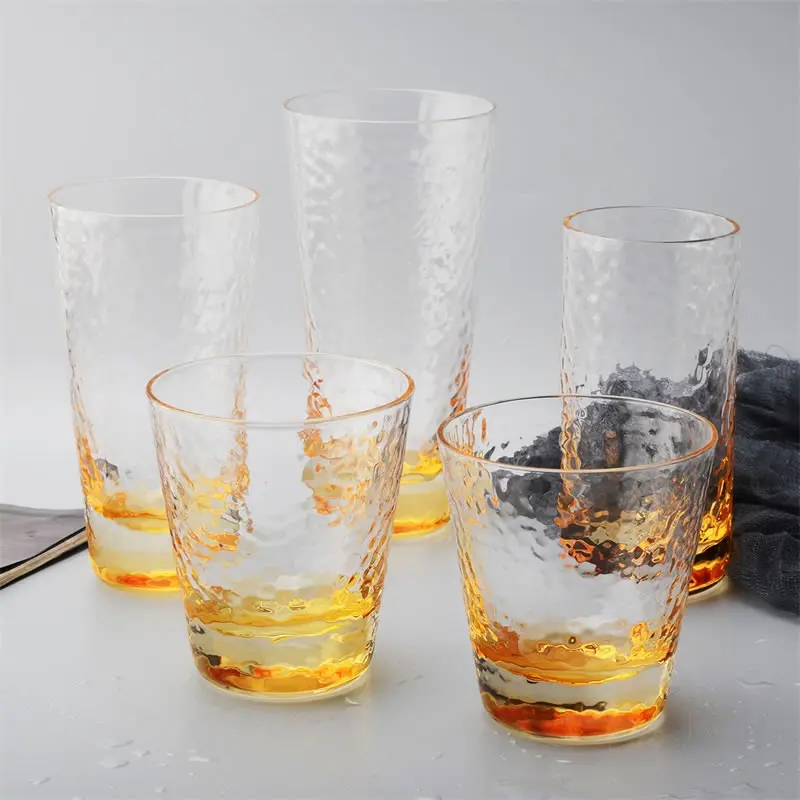 

430ml 275ml Glass Mug Tea Coffee Mug Drinking Whiskey Wine Glasses Tumbler Shot Glasses Beer Cup Drinkware Friends Gift