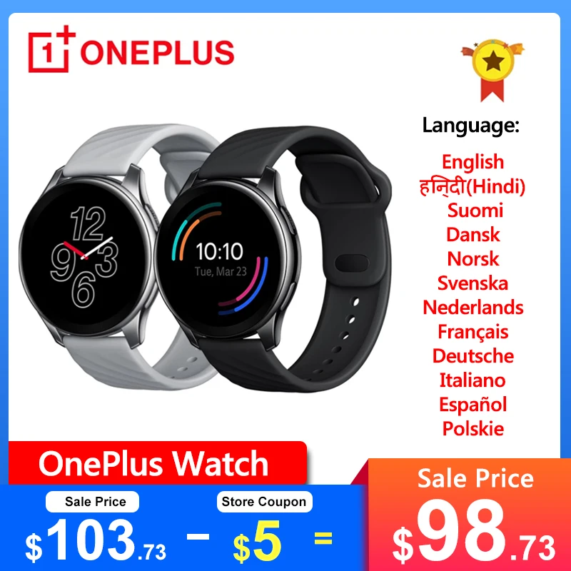 OnePlus-reloj inteligente OnePlus 9 9Pro, Original, con Pantalla AMOLED de 1,39 ", 4GB, ox&iacute;geno en sangre, hasta 14 d&iacute;as, GPS, 5G, 100%-0