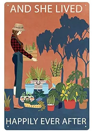 

Vintage Farm Tin Sign Melon Fruit Vegetable Art Country Home Decoration