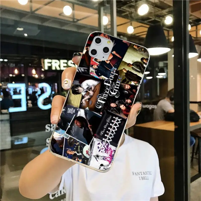 

HUAGETOP three days grace Black TPU Soft Phone Case for iPhone 11 pro XS MAX 8 7 6 6S Plus X 5S SE 2020 XR cover