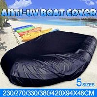 210d heavy duty polyester fiber anti ultraviolet waterproof ice snow and waterproof rubber boat kayak protective cover