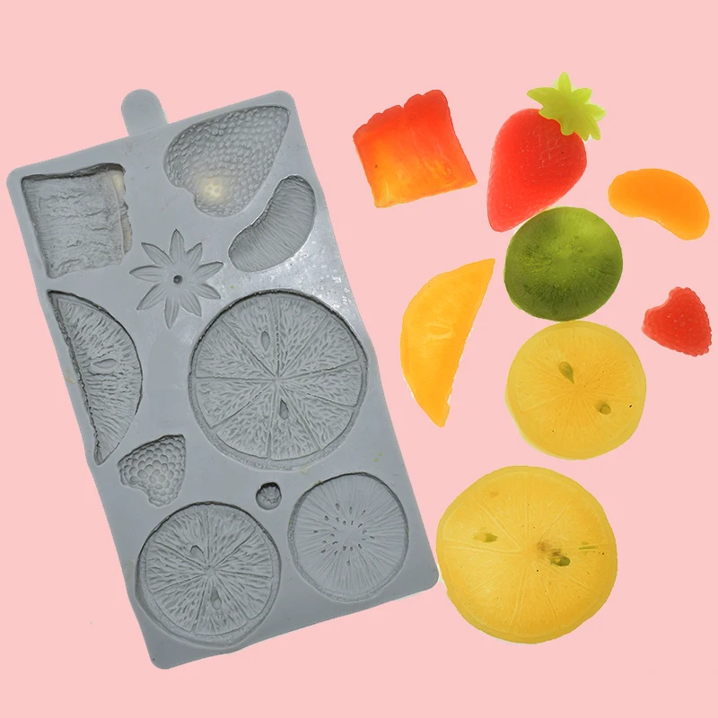 Силиконовые формы большой лист Monstera лимон Морская звезда рыба попугай Фламинго