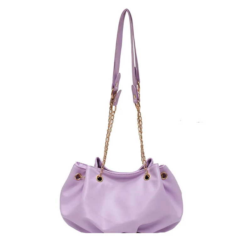 

Bag 2020 new commuter chain bag small bag women's Korean cross shoulder bag ins cloud bag texture bag