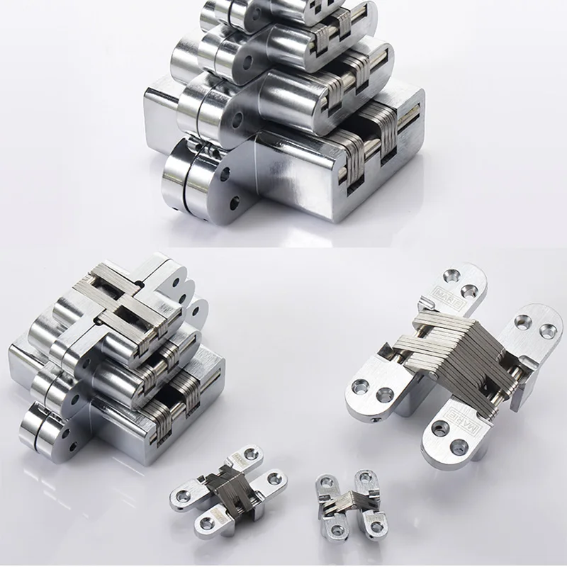 Складной сверхпрочный встроенный дверной шарнир 180 градусов скрытый невидимый