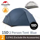 Палатка для кемпинга Naturehike Mongar 15D, нейлоновая, двухместная, водонепроницаемая, портативная, 2021