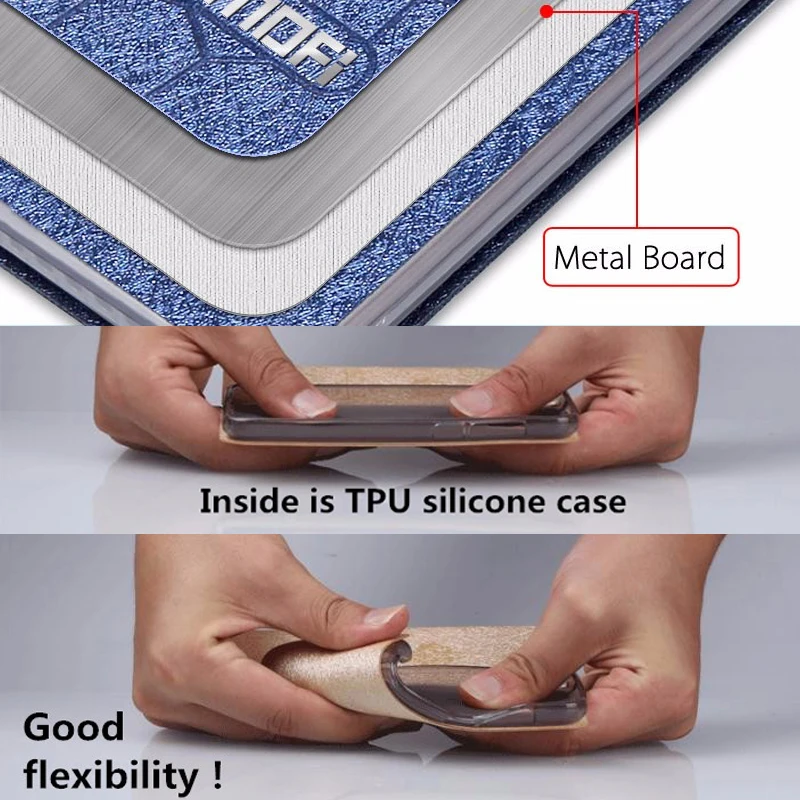 flip case for xiaomi redmi 5 plus case leather stand book PU Mofi luxury soft silicon capa glitter 5.99