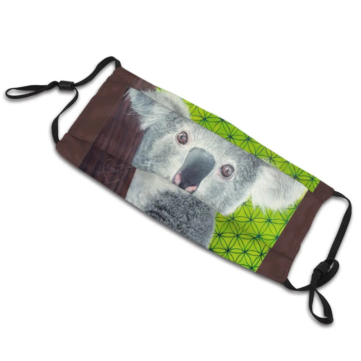 Неодноразовая маска для лица Koala с животными медведем мужская женская