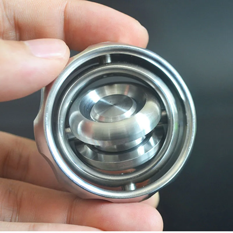 

Metal Gyro Fingertip Gyro Decompression Toy Rotating Balance Black Technology