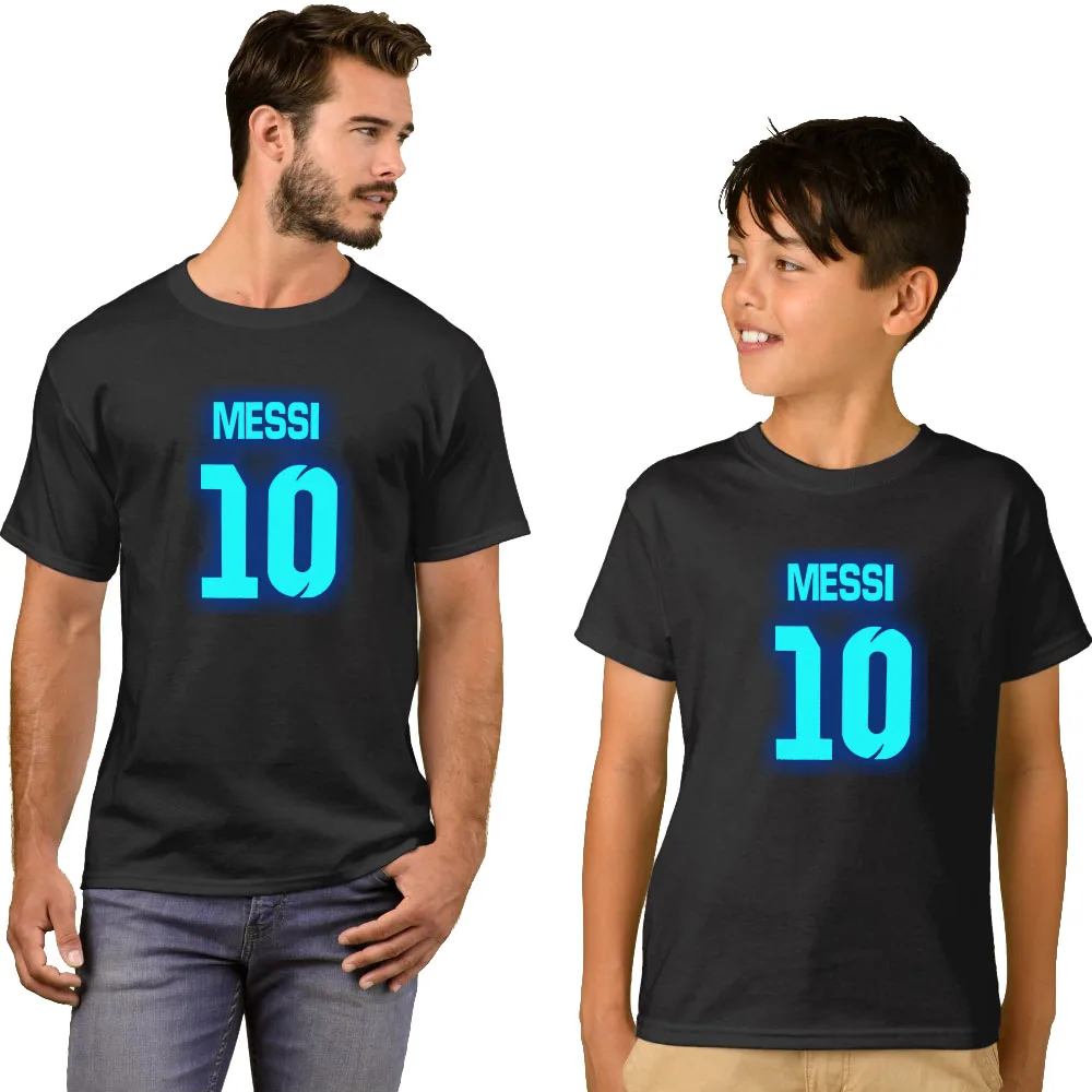 LYTLM family look Lionel Messi/детская одежда футболки Забавные для папы и дочки месси