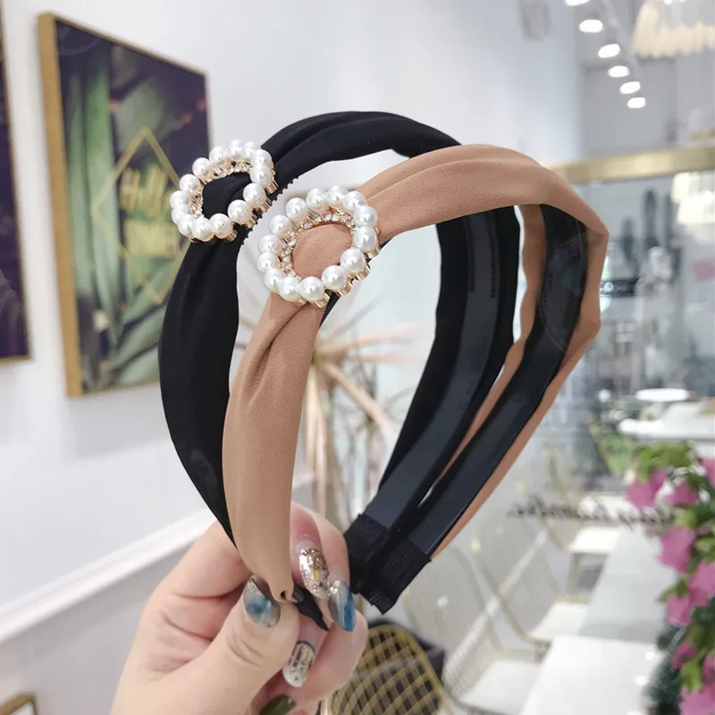 Южнокорейский Новый стильный головной убор высшего качества простое кольцо