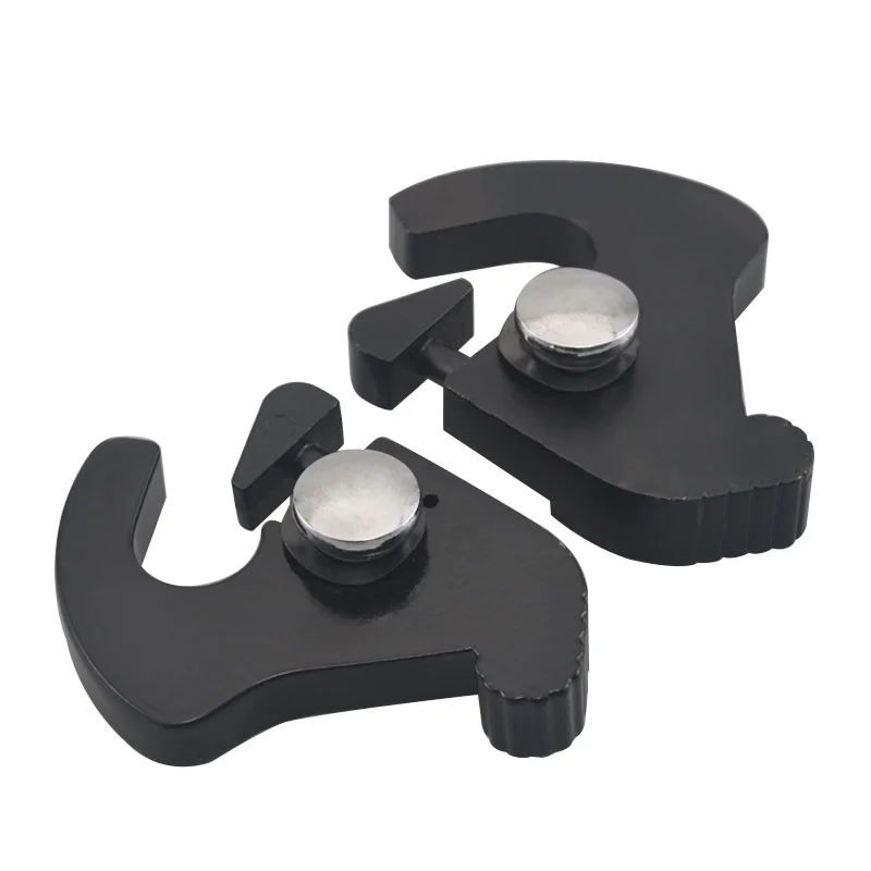 Motorcycle Rotary Sissy Bar Luggage Rack Docking Latch Clip Kit - Harley Touring Glide Sportster XL Softail - Black Detachable image 5
