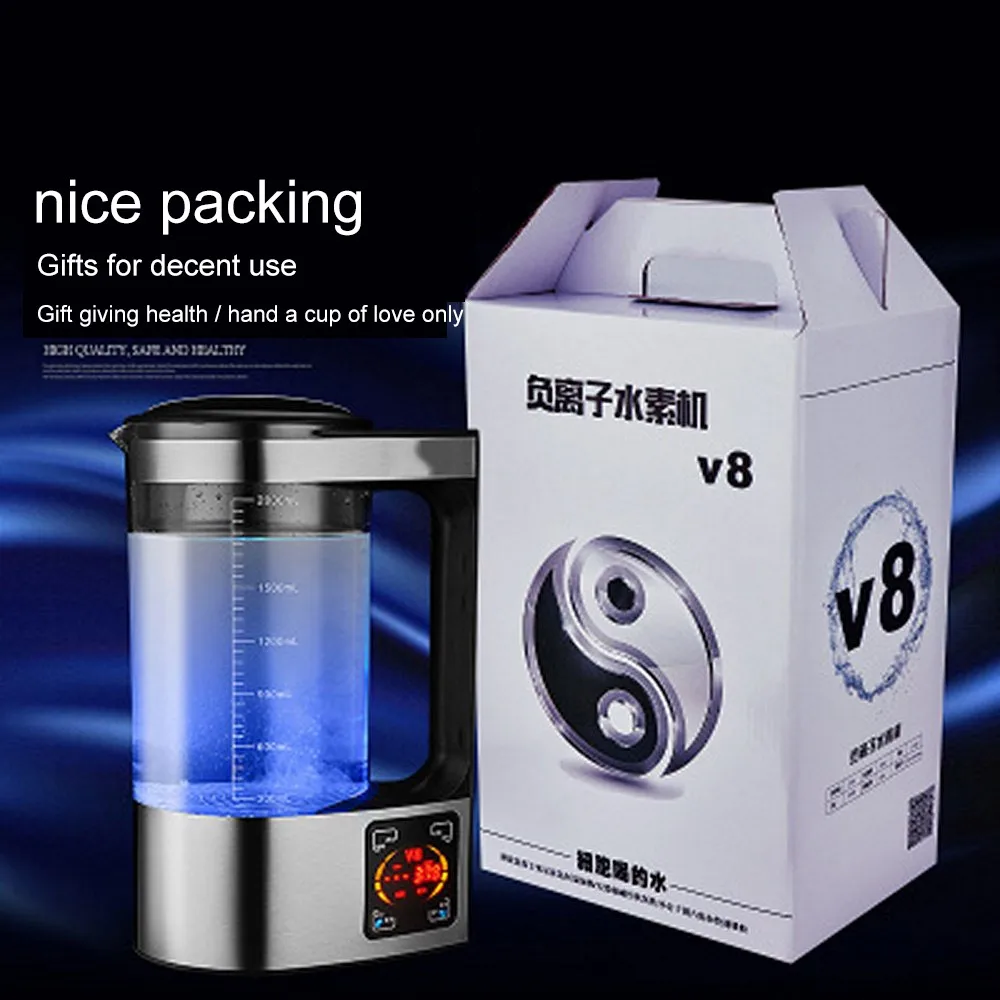 Станок для насыщения воды водородом объемом 2 л стакан с насыщенным гидроксидом V8