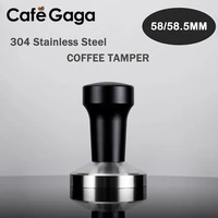 black coffee powder hammer coffee tamper 5858 5mm 304 stainless steel flat base espresso accessories for barista coffeeware