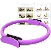 yoga pilates ring exercise fitness equipment strength training body pilates fitness magic circle for toning thighs abs and legs