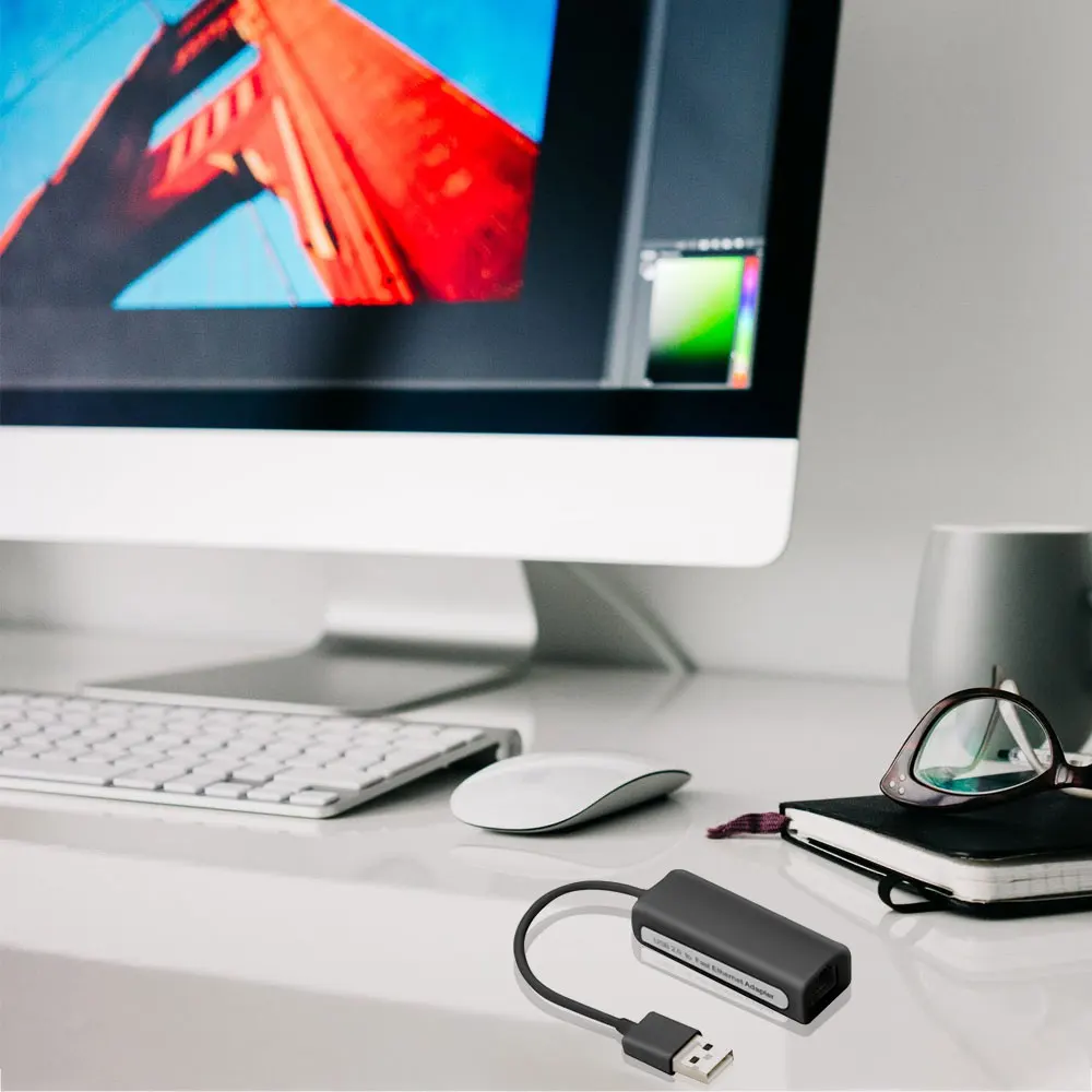 Многофункциональная лазерная крышка проводной преобразователь 100 Мб сетевой