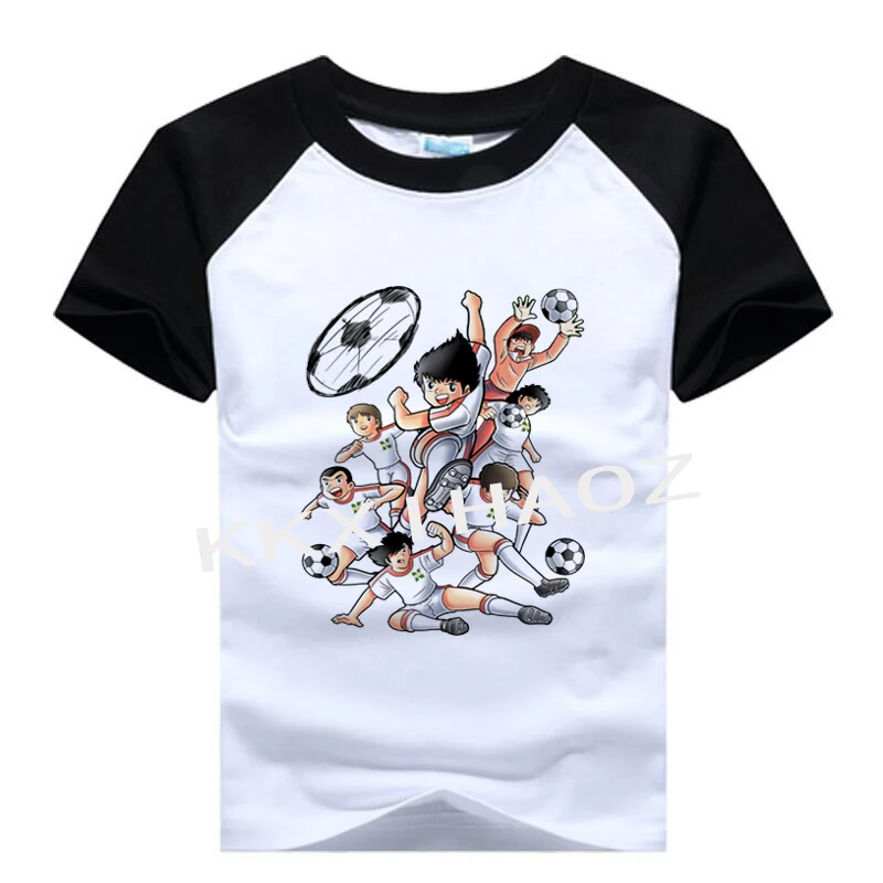 2020 Летняя мода капитан Tsubasa футболка детские футболки для мальчиков с короткими
