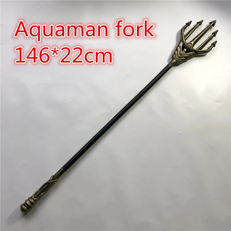 

Movie cosplay Aquaman Trident Toy Arthur Curry Orin Weapon sword For Boy's Gift 146cm