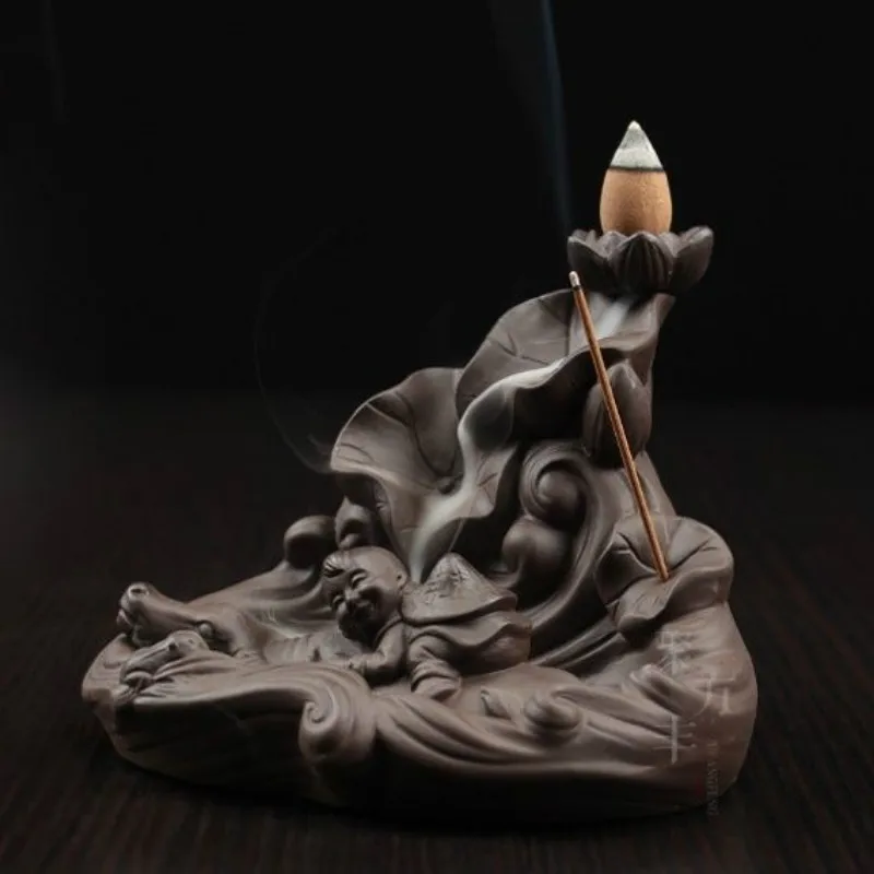 Креативная ковбойская горелка для благовоний керамическая конусная кадильница