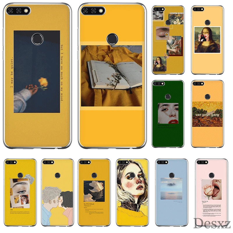 Чехол для телефона Huawei Honor 6a 6C 7A 8 8X8 9 9X10 View 20 Lite Pro Play жесткий чехол отличное