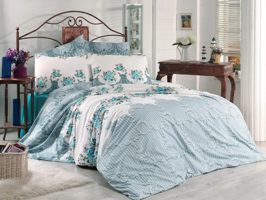 

Land Of dowry nna Double Personality Duvet cover set Blue