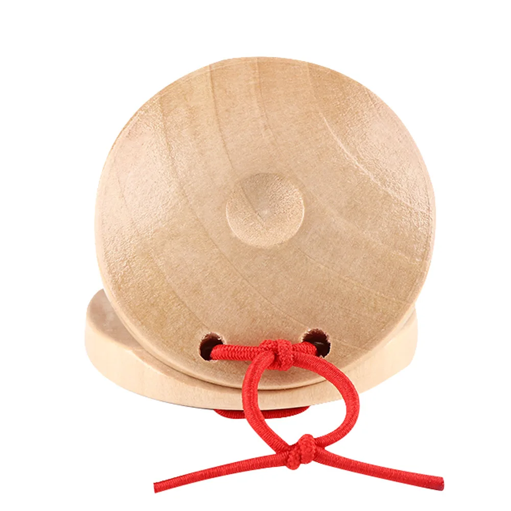 1 шт. забавные деревянные кастанки перкуссионные музыкальные инструменты