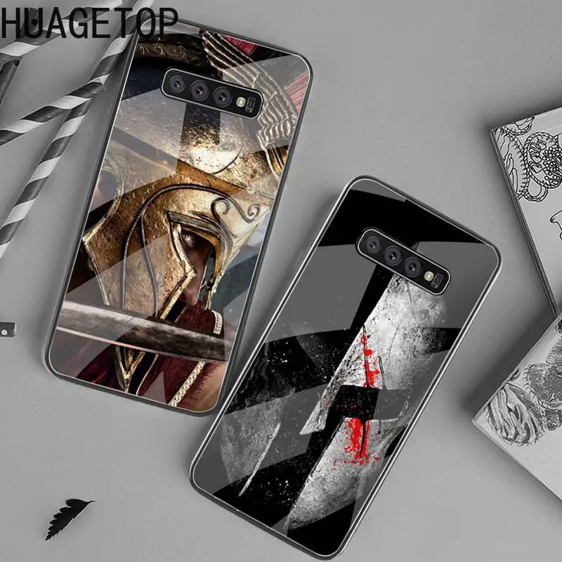 Spartan 300 Warrior Man мягкий резиновый чехол для телефона из закаленного стекла Samsung S20 Plus