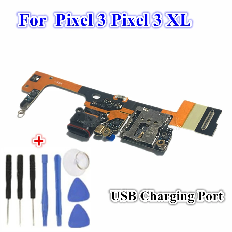 

Original Tested For Google Pixel 3 Pixel 3 XL USB Charging Dock Port Flex Cable Replacement Parts For Google Pixel 3 3XL 1Pcs