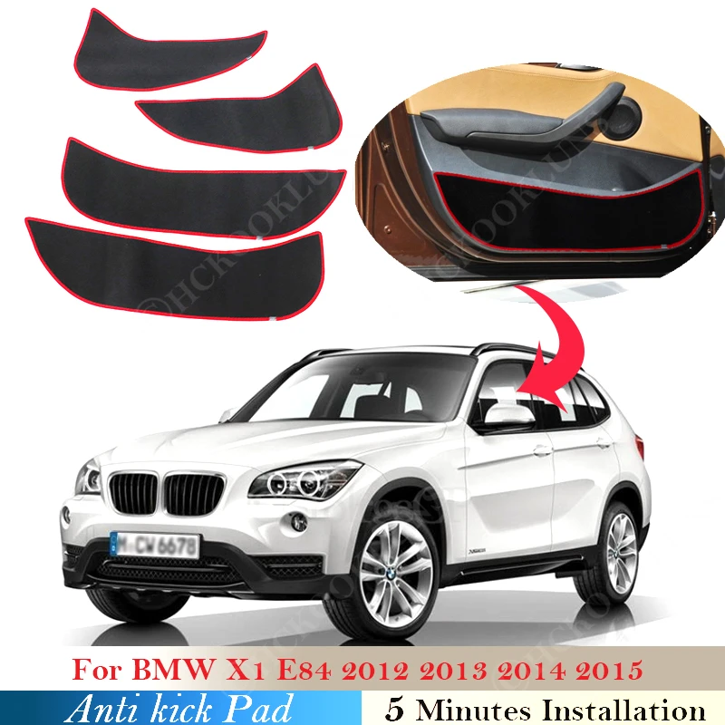 

High Quality For BMW X1 E84 2012 2013 2014 2015 Car Door Anti Kick Pad Protector Side Edge Cover Mat Kids Sticker Replacement