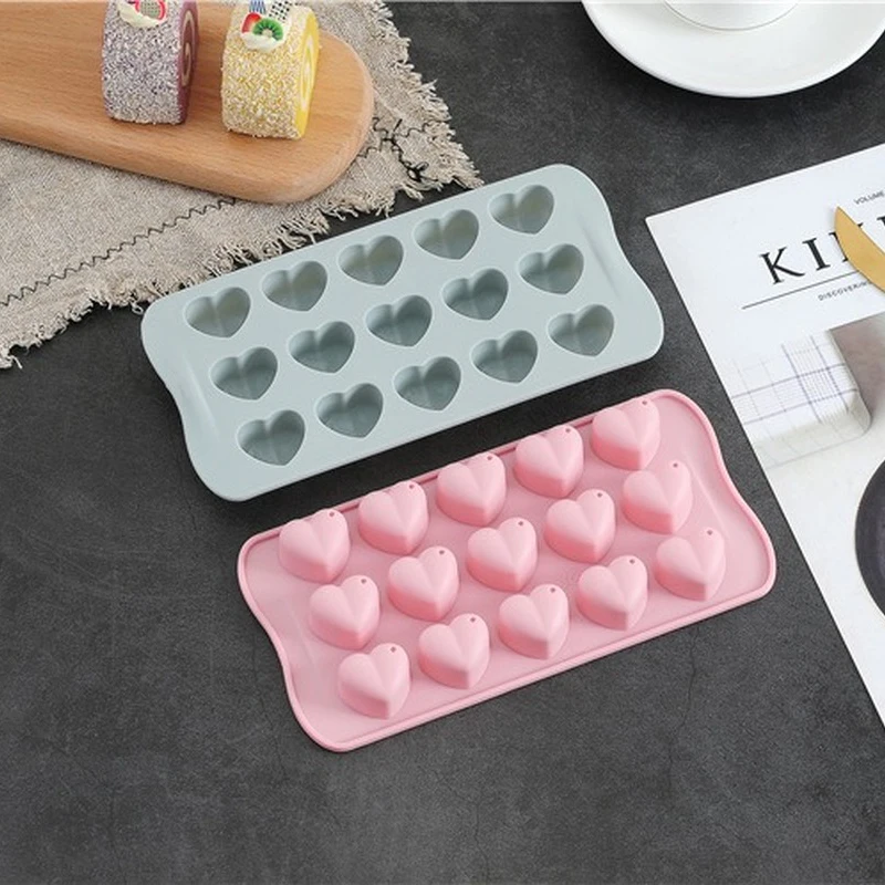 15 силиконовых романтических форм для торта в форме сердца мини шоколадные