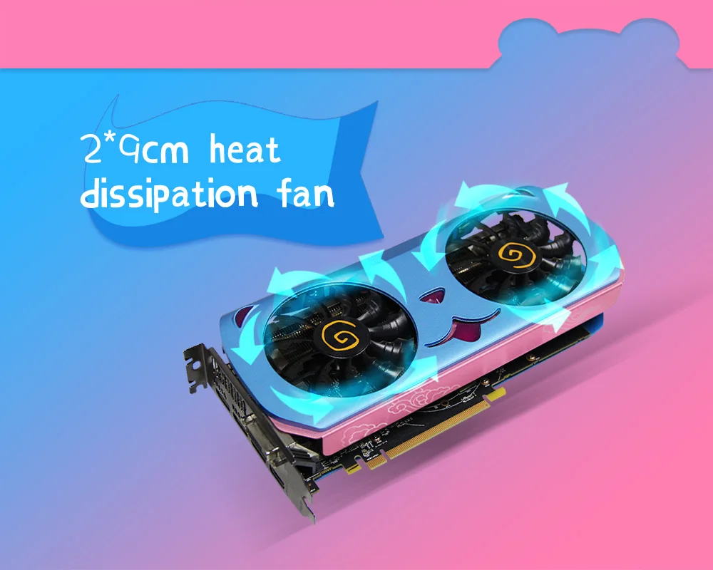 Cute Pet RX 580 8GB игровая видеокарта AMD YES 2048SP Radeon видеокарты карта HDMI PCI-E 3,0 абсолютно новые внешние канцелярские принадлежности