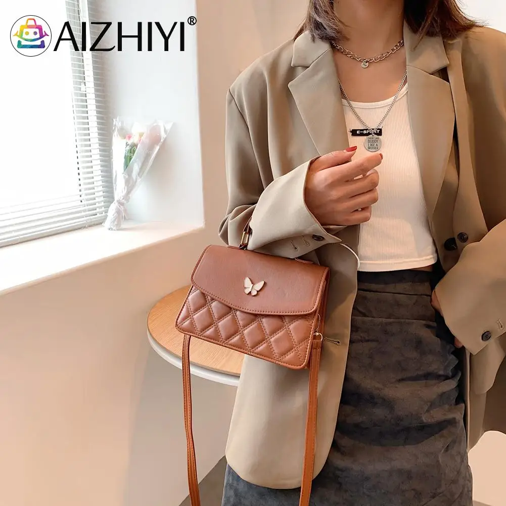 

Сумка на плечо для женщин, стильные однотонные мессенджеры из мягкой кожи, элегантные маленькие дамские сумочки на цепочке, кошелек