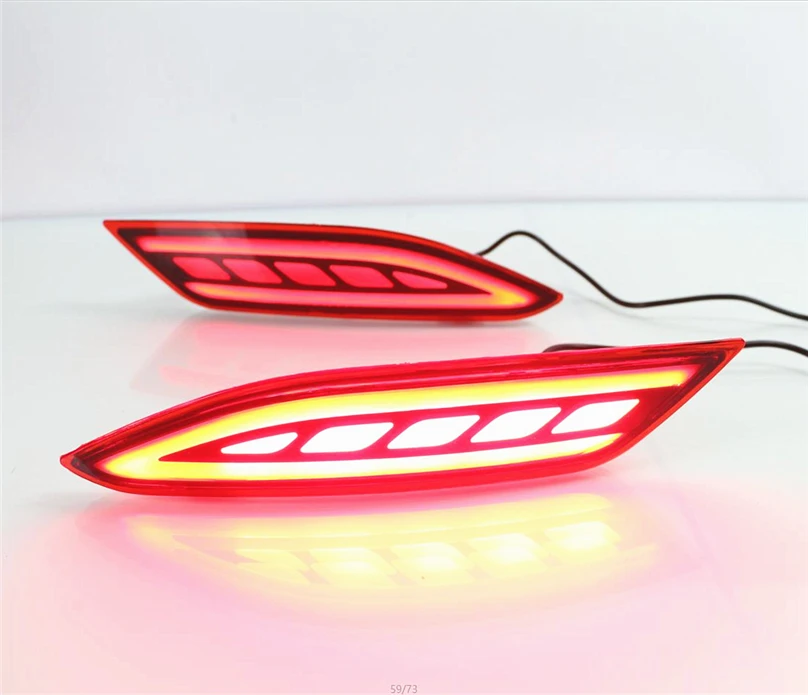 1 комплект светодиодный задний бампер светильник противотуманный фонарь стоп