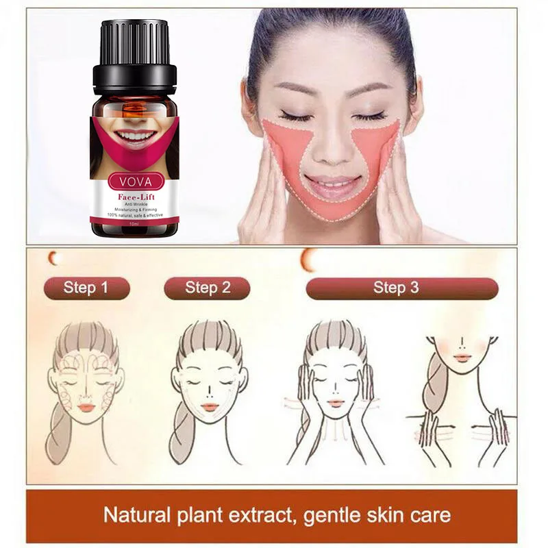 Массажер для похудения лица с эфирным маслом удаления морщин лифтинг подтяжка