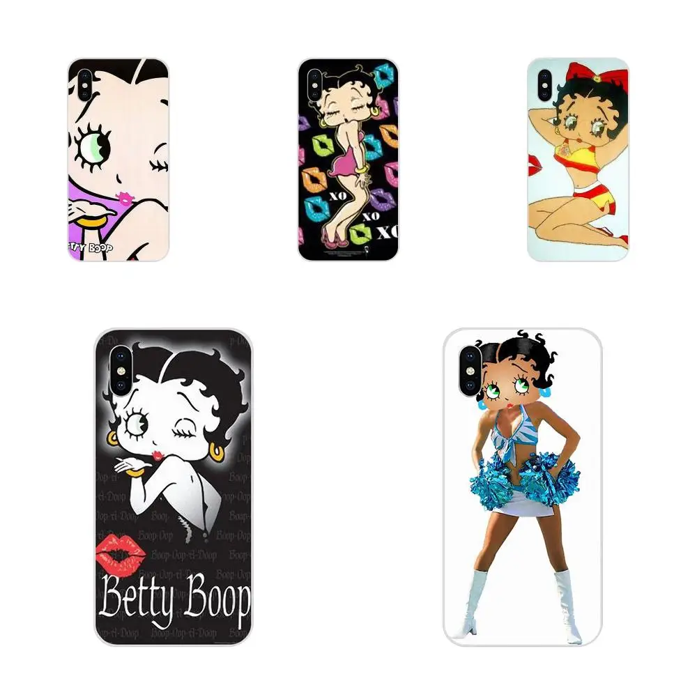 Для Samsung Galaxy Note 5 8 9 S3 S4 S5 S6 S7 S8 S9 S10 5G mini Edge Plus Lite Роскошный чехол для телефона New Betty Boop