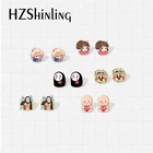 2019 новый милый без лица человек Унесенные призраками японское аниме мультфильм значок эпоксидной смолы серьги из акриловой смолы ювелирные подарки ручной работы