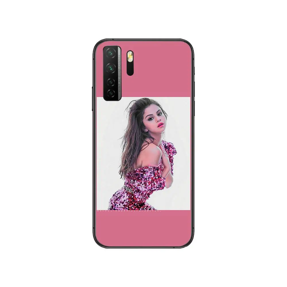 

selena gomez-rare Black Soft Cover The Pooh For Huawei Nova 8 7 6 SE 5T 7i 5i 5Z 5 4 4E 3 3i 3E 2i Pro Phone Case cases