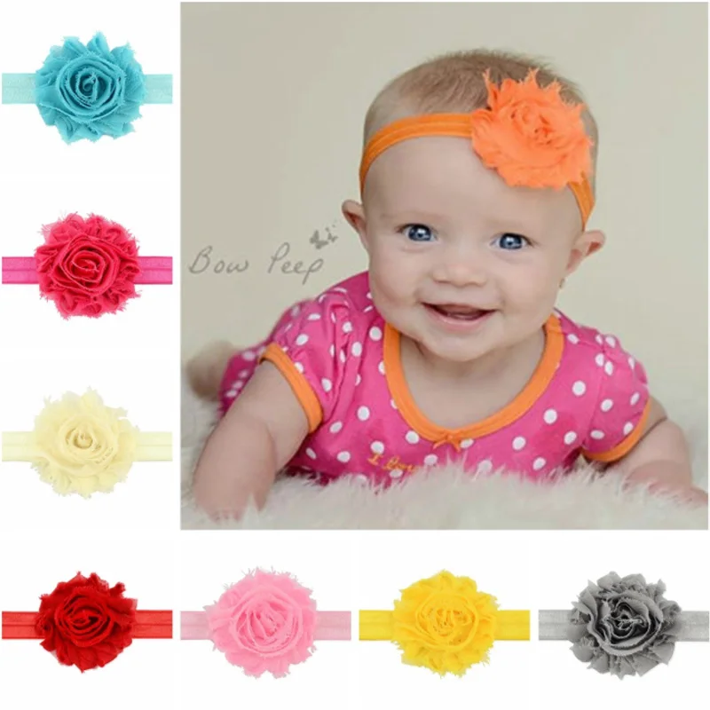 Детская многослойная повязка для волос с цветами 12 цветов|Аксессуары девочек| |