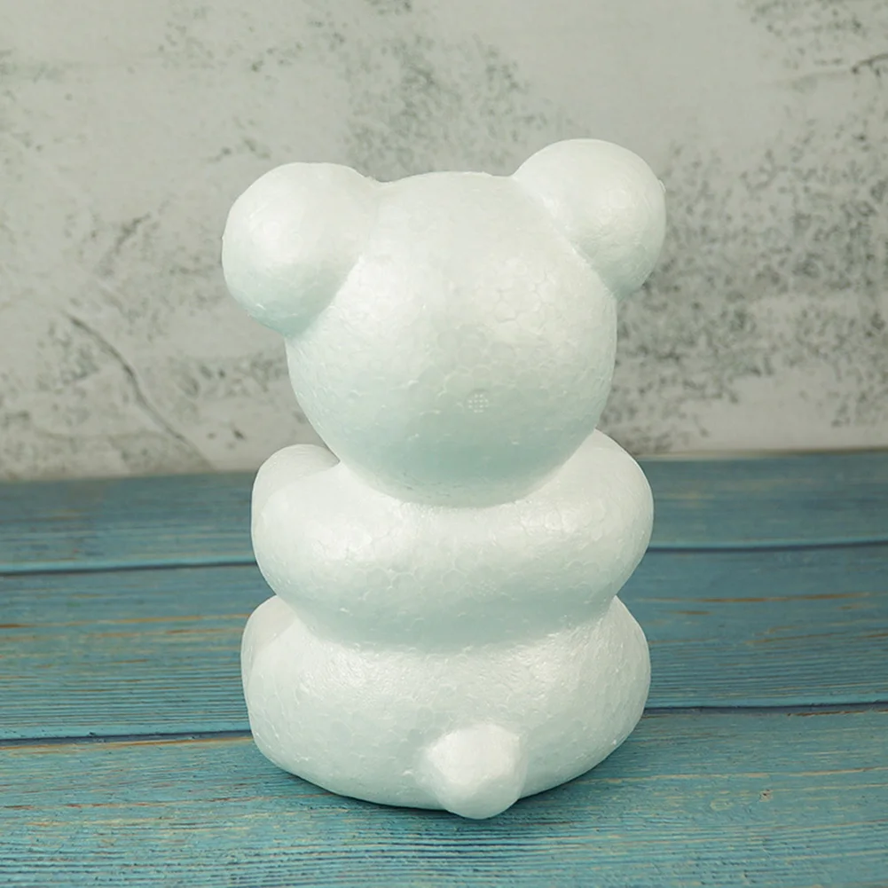 

Toys Foam Rose Bear Modeling DIY Craft Valentine Party Decoration Supplies Gift DIY Craft Toy White Foam Bear