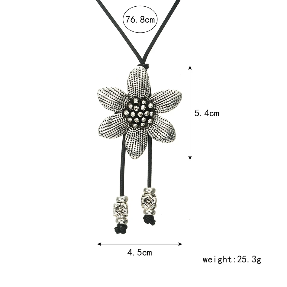 Женские винтажные Длинные ожерелья $ кулоны для женщин свитер ожерелье кулон с