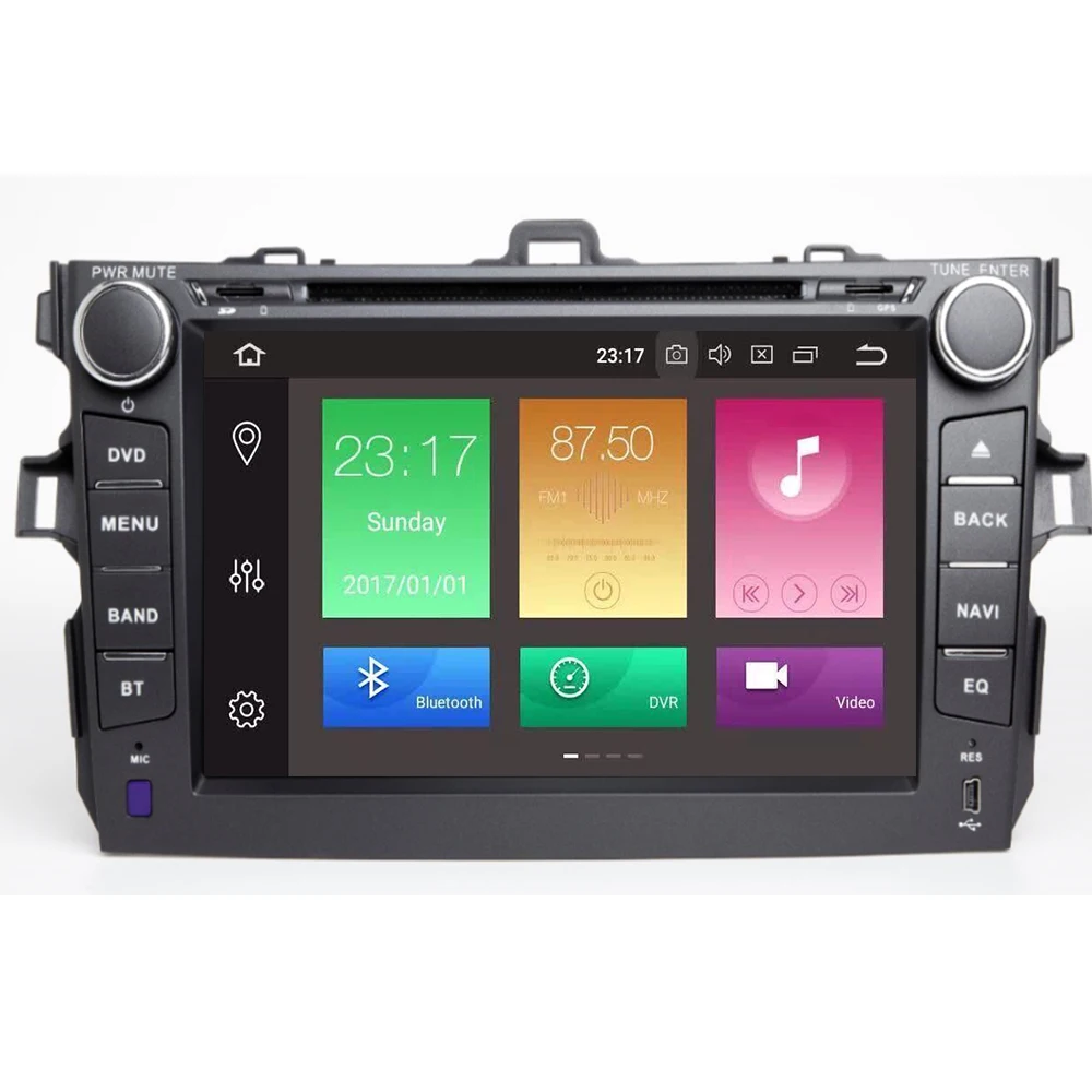 8 ips Car Android 9,0 DVD gps плеер для Toyota AURIS 2006 2007 2008 2009 2010 2011 система навигации транспортного средства Райдо BT Wi-Fi/4G карта DAB