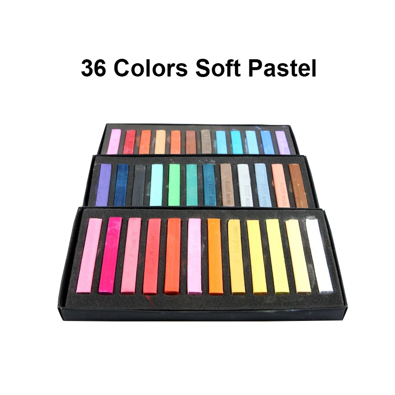 

Non Toxic Soft Pastels for Professional Square Chalk pastel Assorted Colors