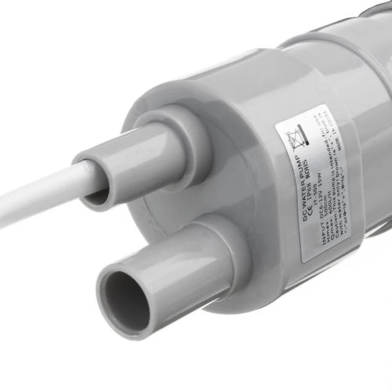 DC 12V солнечные бесщеточные магнитные погружные водяные насосы 5M 600L/H Fish JT550|Детали