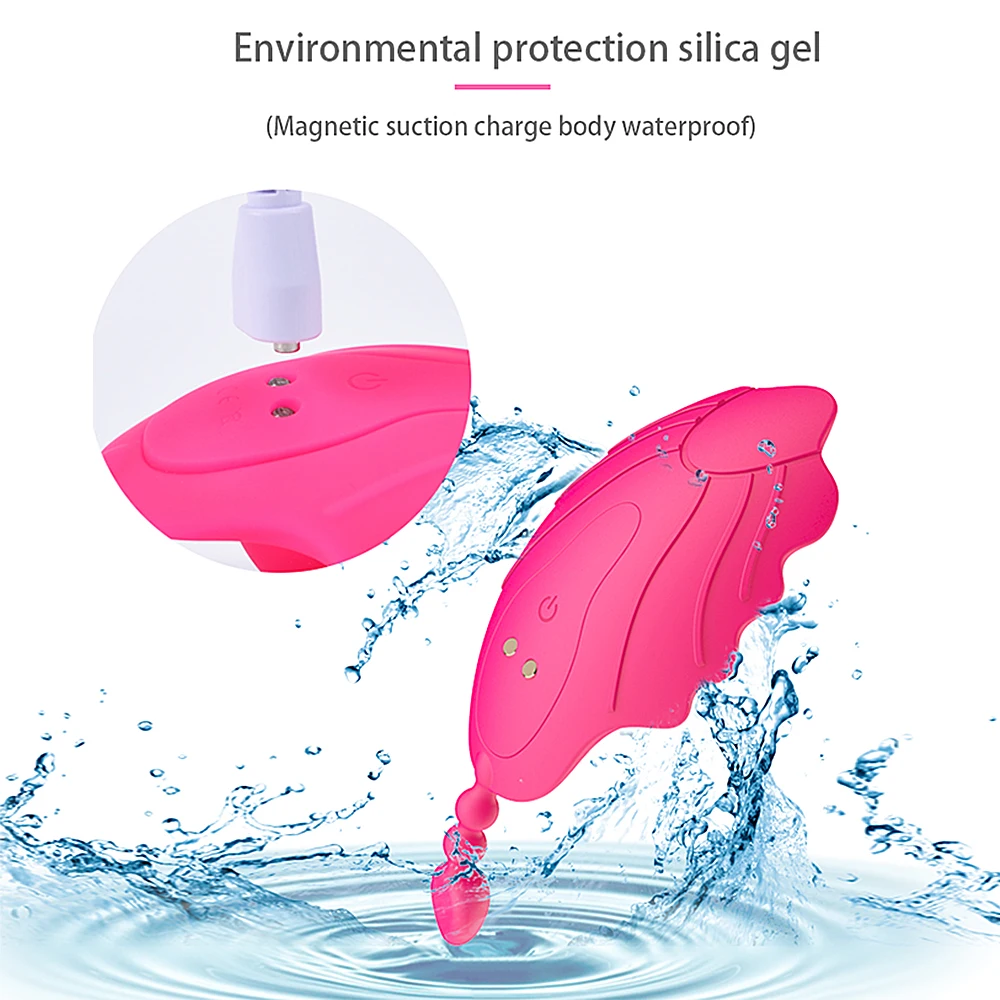 Вибратор-бабочка для интима Вагина клитор стимуляция невидимые эротические