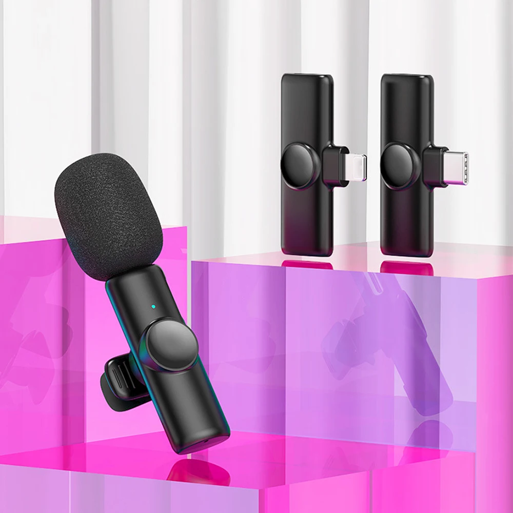 Беспроводной портативный микрофон с разъемом Lightning USB C | Электроника